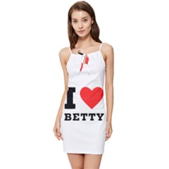 I Love Betty Summer Tie Front Dress by ilovewhateva