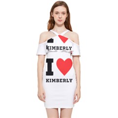 I Love Kimberly Shoulder Frill Bodycon Summer Dress by ilovewhateva