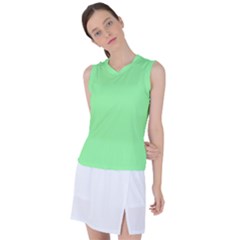 Mint Green	 - 	sleeveless Sports Top by ColorfulSportsWear