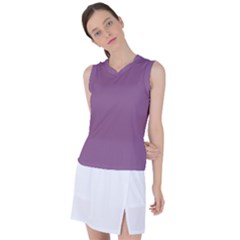 Antique Fuchsia Purple	 - 	sleeveless Sports Top by ColorfulSportsWear