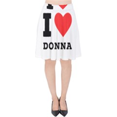 I Love Donna Velvet High Waist Skirt by ilovewhateva