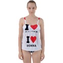 i love donna Twist Front Tankini Set View1