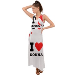 I Love Donna V-neck Chiffon Maxi Dress by ilovewhateva