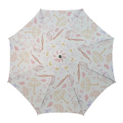 Weather Umbrella Rain Cloud Seamless Doodle Pattern Golf Umbrellas by Jancukart