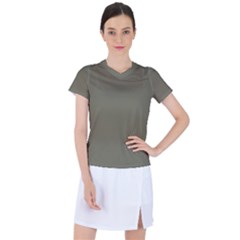 Army Brown	 - 	sports Top by ColorfulSportsWear