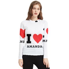 I Love Amanda Women s Long Sleeve Rash Guard by ilovewhateva