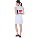 I love amanda Women s Sleeveless Polo Tee View2