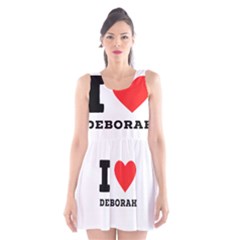 I Love Deborah Scoop Neck Skater Dress by ilovewhateva