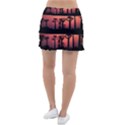 Baobabs Trees Silhouette Landscape Sunset Dusk Classic Tennis Skirt View2