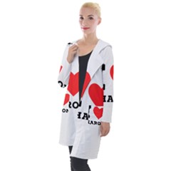 I Love Sharon Hooded Pocket Cardigan by ilovewhateva