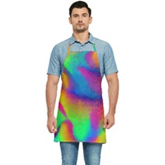 Fluid Background Pattern Kitchen Apron by GardenOfOphir