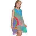 Fluid Art - Contemporary And Flowy Kids  Frill Swing Dress View3