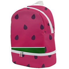 Watermelon Fruit Summer Red Fresh Food Healthy Zip Bottom Backpack by Wegoenart