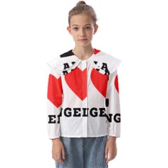 I Love Angela  Kids  Peter Pan Collar Blouse by ilovewhateva