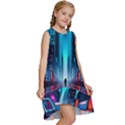 City People Cyberpunk Kids  Frill Swing Dress View3