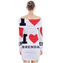 I love brenda Long Sleeve Off Shoulder Dress View2