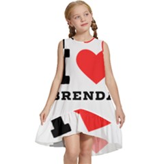 I Love Brenda Kids  Frill Swing Dress by ilovewhateva