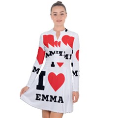 I Love Emma Long Sleeve Panel Dress by ilovewhateva