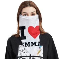 I Love Emma Face Covering Bandana (triangle) by ilovewhateva