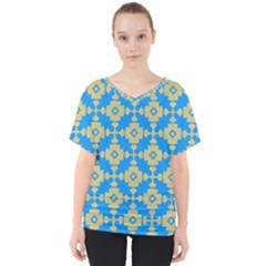 Pattern 7 V-neck Dolman Drape Top by GardenOfOphir