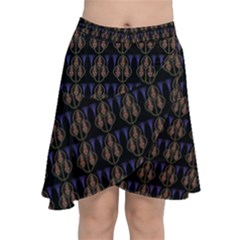 Digitalart Balls Chiffon Wrap Front Skirt by Sparkle