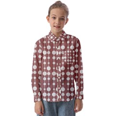 Pattern 25 Kids  Long Sleeve Shirt by GardenOfOphir