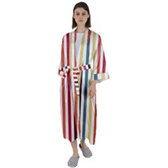 Pattern 45 Maxi Satin Kimono by GardenOfOphir