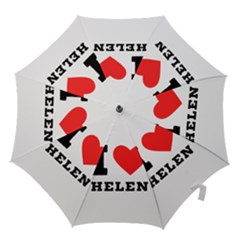 I Love Helen Hook Handle Umbrellas (small) by ilovewhateva