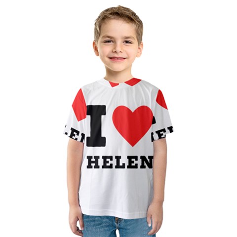 I Love Helen Kids  Sport Mesh Tee by ilovewhateva