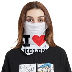 I Love Helen Face Covering Bandana (two Sides) by ilovewhateva