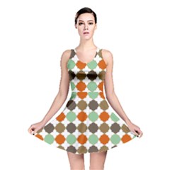 Stylish Pattern Reversible Skater Dress by GardenOfOphir