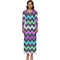 Pattern 115 Long Sleeve Longline Maxi Dress by GardenOfOphir