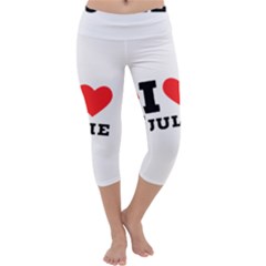 I Love Julie Capri Yoga Leggings by ilovewhateva