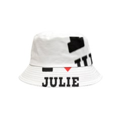 I Love Julie Bucket Hat (kids) by ilovewhateva