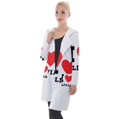 I Love Olivia Hooded Pocket Cardigan by ilovewhateva