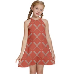 Pattern 190 Kids  Halter Collar Waist Tie Chiffon Dress by GardenOfOphir