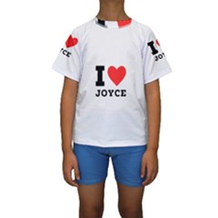 I Love Joyce Kids  Short Sleeve Swimwear by ilovewhateva