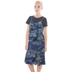 Elemental Beauty Abstract Print Camis Fishtail Dress by dflcprintsclothing