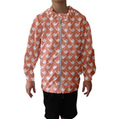 Pattern 284 Kids  Hooded Windbreaker by GardenOfOphir