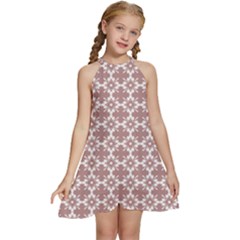 Pattern 302 Kids  Halter Collar Waist Tie Chiffon Dress by GardenOfOphir