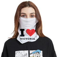 I Love Victoria Face Covering Bandana (two Sides) by ilovewhateva