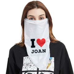 I Love Joan  Face Covering Bandana (triangle) by ilovewhateva