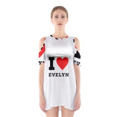 I Love Evelyn Shoulder Cutout One Piece Dress by ilovewhateva