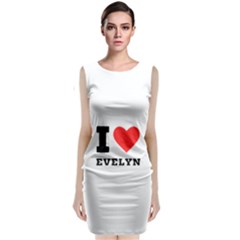 I Love Evelyn Sleeveless Velvet Midi Dress by ilovewhateva