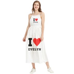 I Love Evelyn Boho Sleeveless Summer Dress by ilovewhateva