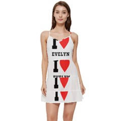 I Love Evelyn Short Frill Dress by ilovewhateva