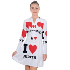 I Love Judith Long Sleeve Panel Dress by ilovewhateva