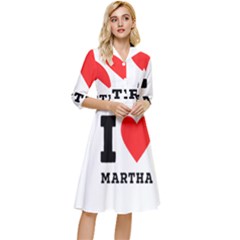 I Love Martha Classy Knee Length Dress by ilovewhateva