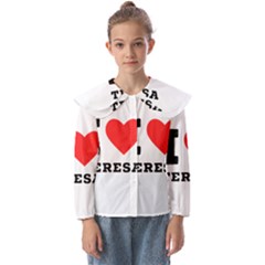 I Love Teresa Kids  Peter Pan Collar Blouse by ilovewhateva