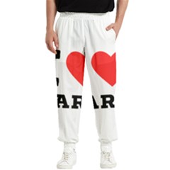 I Love Sara Men s Elastic Waist Pants by ilovewhateva